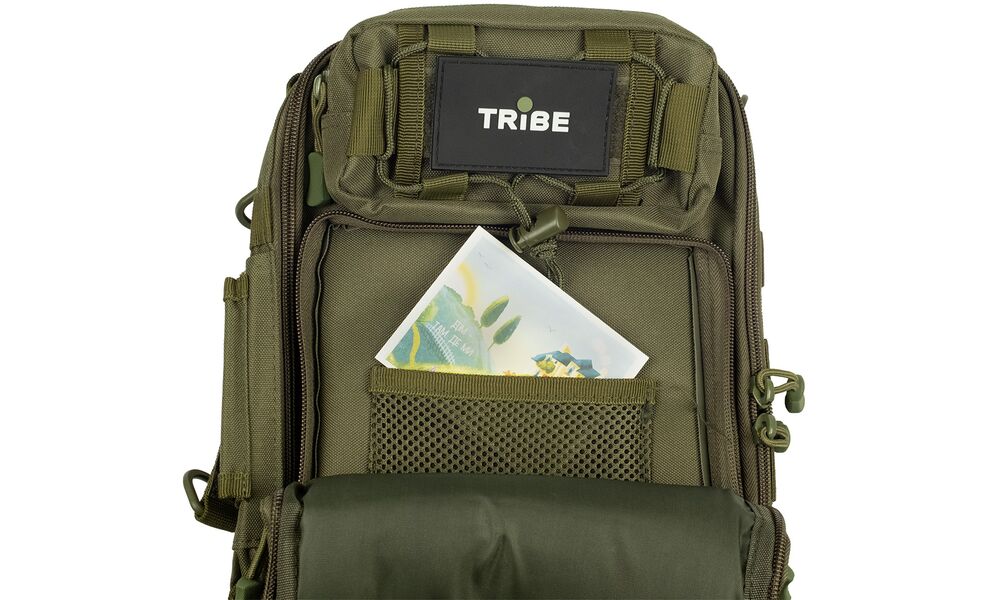 Сумка-слінг Tribe Sling Pack (Olive), 6,5 л, Об'єм: 6,5, Колір виробника: Olive, зображення 12