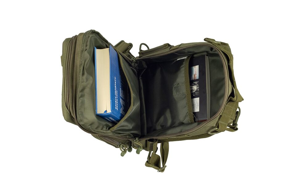 Сумка-слінг Tribe Sling Pack (Olive), 6,5 л, Об'єм: 6,5, Колір виробника: Olive, зображення 13