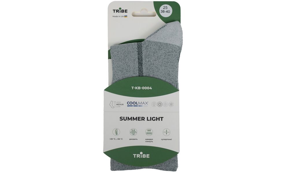 Трекінгові шкарпетки Tribe Summer Light (Melange), Колір: Melange, Розмір: 38-40, зображення 9