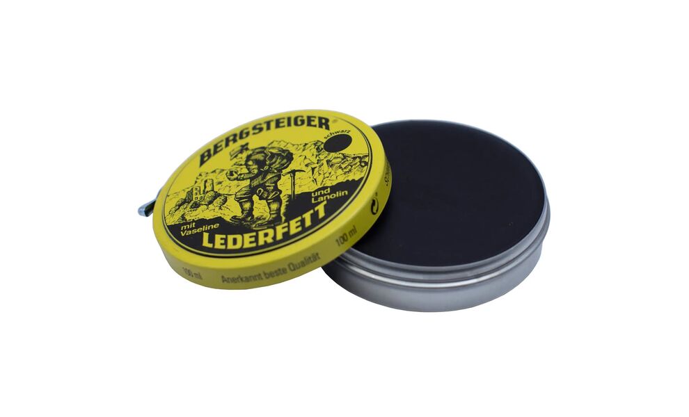 Засіб для просочення взуття HEY SPORT® Bergsteiger-Leather (чорний), 150 мл, Об'єм: 150, Колір: чорний, зображення 2