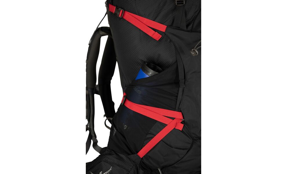 Рюкзак Osprey Aether Plus 100 - S/M (Black), Об'єм: 98, Колір виробника: Black, Тип розміру спинки: S/M, зображення 9
