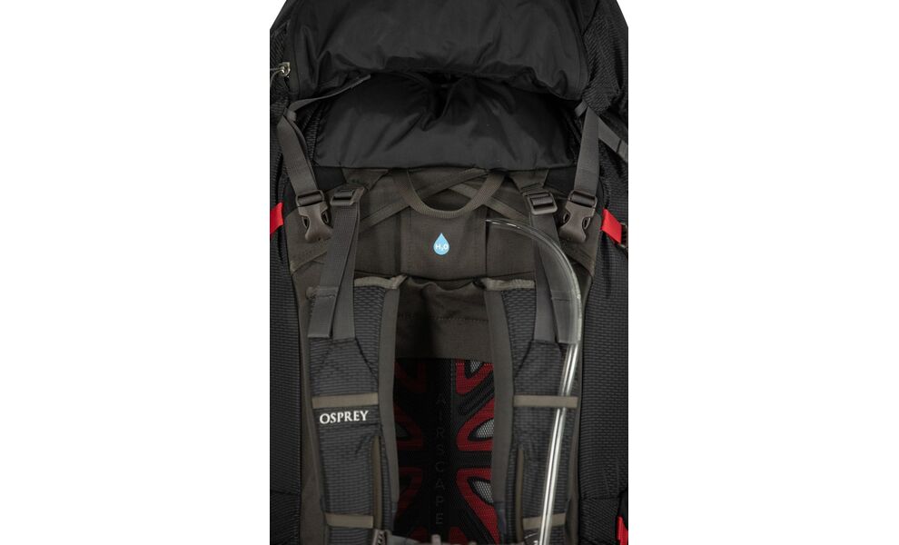 Рюкзак Osprey Aether Plus 100 - S/M (Black), Об'єм: 98, Колір виробника: Black, Тип розміру спинки: S/M, зображення 11