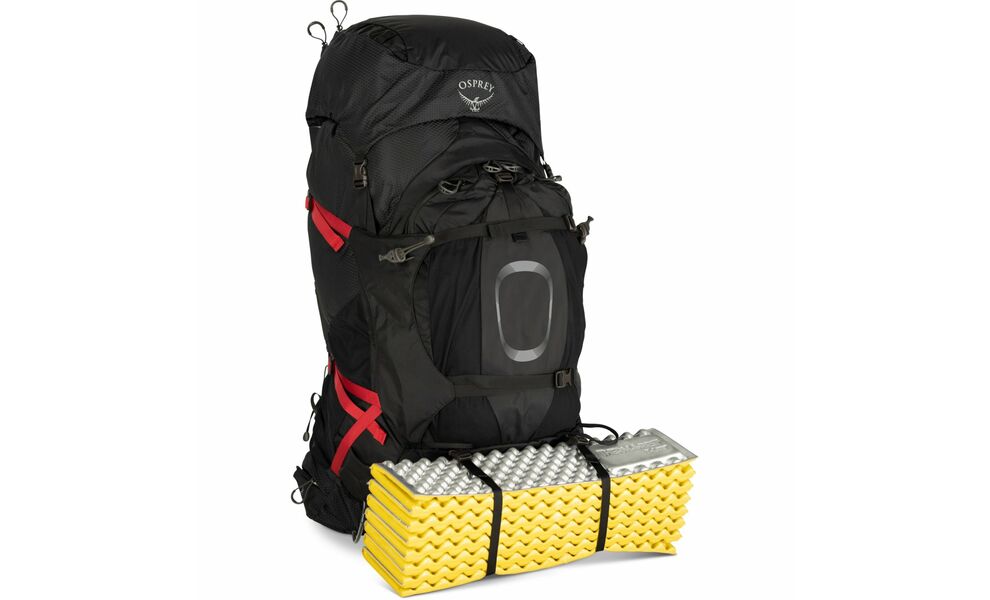 Рюкзак Osprey Aether Plus 100 - S/M (Black), Об'єм: 98, Колір виробника: Black, Тип розміру спинки: S/M, зображення 14