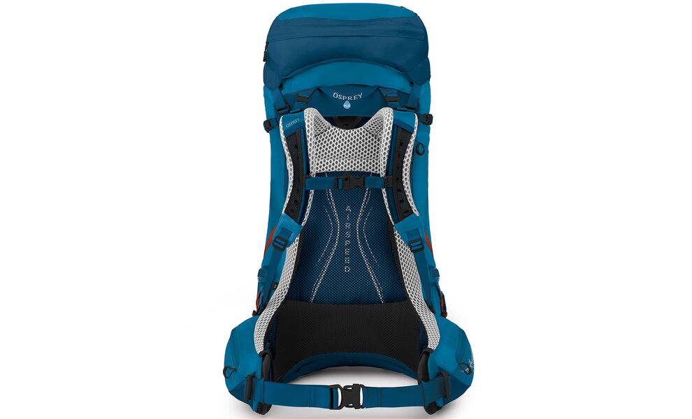 Рюкзак Osprey Atmos AG LT 50 - S/M (Night Shift/Scoria Blue), Об'єм: 50, Колір виробника: Night Shift/Scoria Blue, Тип розміру спинки: S/M, зображення 4