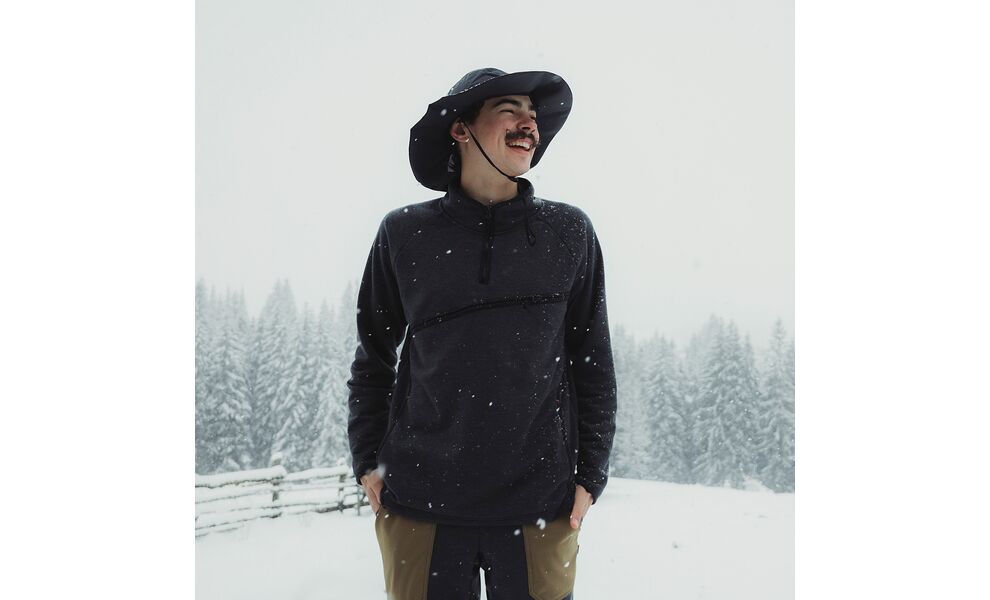 Панама Turbat Beskid (Anthracite Black), Колір виробника: Anthracite Black, Тип розміру: L, зображення 4