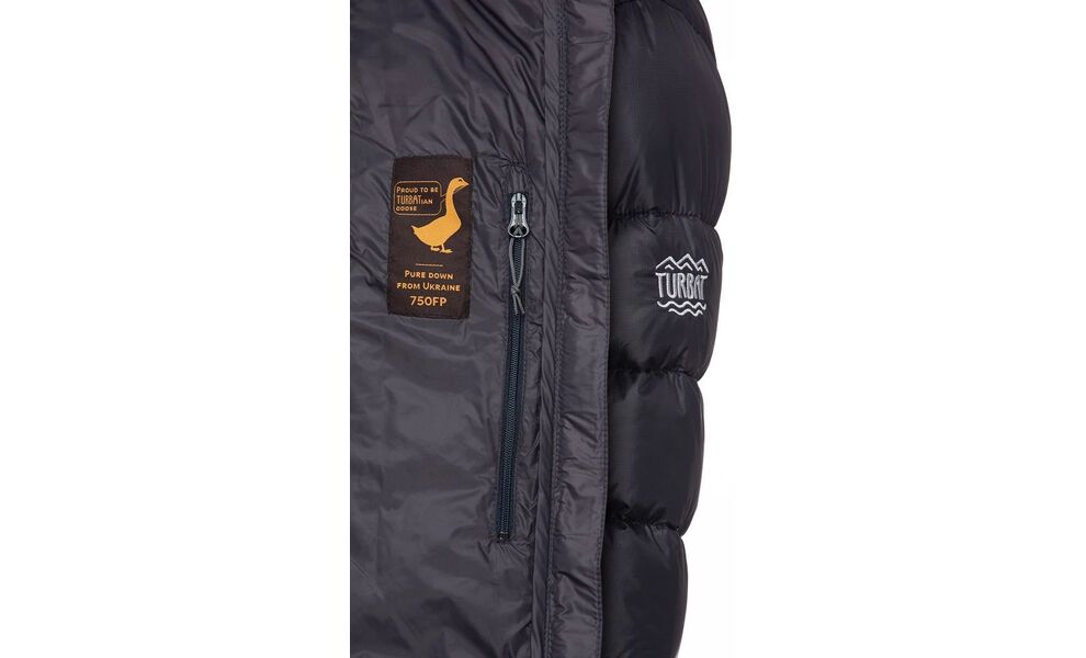Пуховик жіночий Turbat Odda 2 (Jet Black), Колір виробника: Jet Black, Розмір: XS, зображення 7