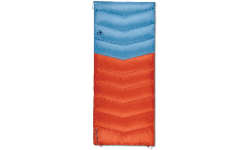 Демісезонний пуховий спальник-ковдра Kelty Galactic 30 (Rooibos Tea/Aegean Blue) до -1°C, Максимальний зріст користувача: 183, Колір: Rooibos Tea/Aegean Blue, Сторона застібки: права, зображення 2