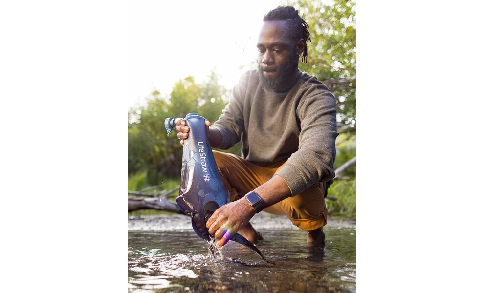 Гравітаційний фільтр для води LifeStraw Peak Gravity (Dark Mountain Grey) на 3 л, Об'єм резервуару: 3000, Колір резервуару: Dark Mountain Grey, зображення 8