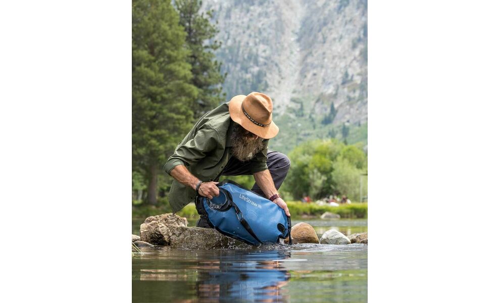 Гравітаційний фільтр для води LifeStraw Peak Gravity (Dark Mountain Grey) на 8 л, Об'єм резервуару: 8000, Колір резервуару: Dark Mountain Grey, зображення 4