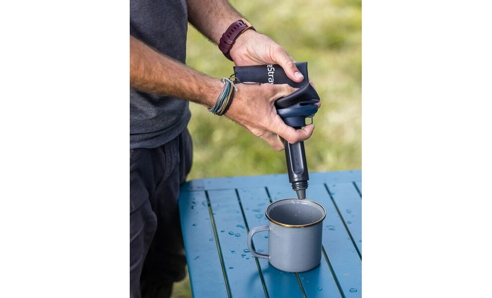 М'яка пляшка з фільтром для води LifeStraw Peak Squeeze (Dark Mountain Grey) на 1 л, Об'єм резервуару: 1000, Колір резервуару: Dark Mountain Grey, зображення 11