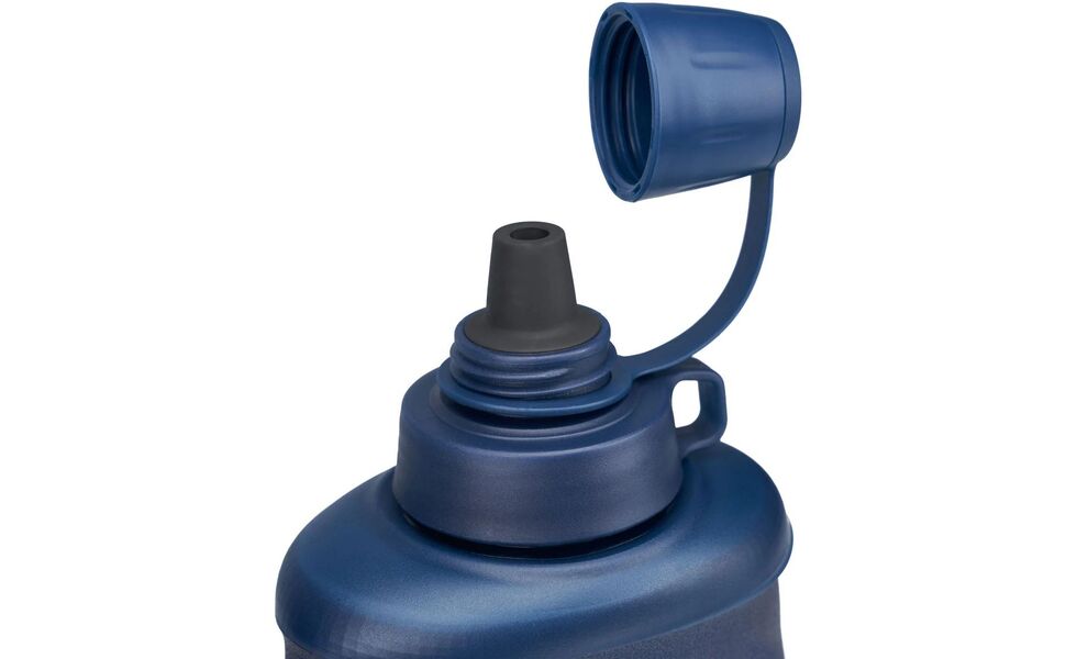 М'яка пляшка з фільтром для води LifeStraw Peak Squeeze (Dark Mountain Grey) на 1 л, Об'єм резервуару: 1000, Колір резервуару: Dark Mountain Grey, зображення 4