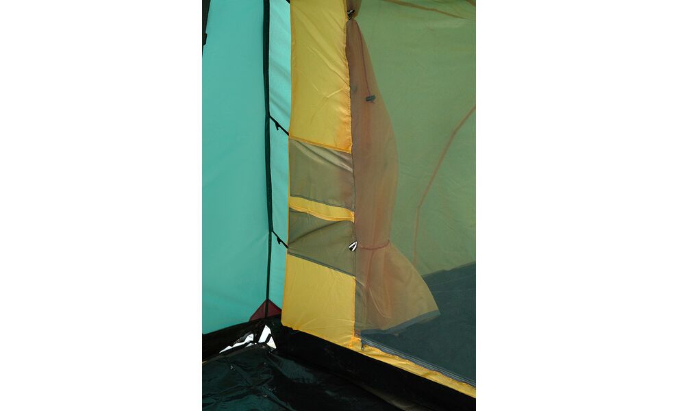 6-місний кемпінговий намет Tramp Brest 6 V2: на 2 спальні, Кількість місць: 6, Колір: Storm Green/Red, зображення 14