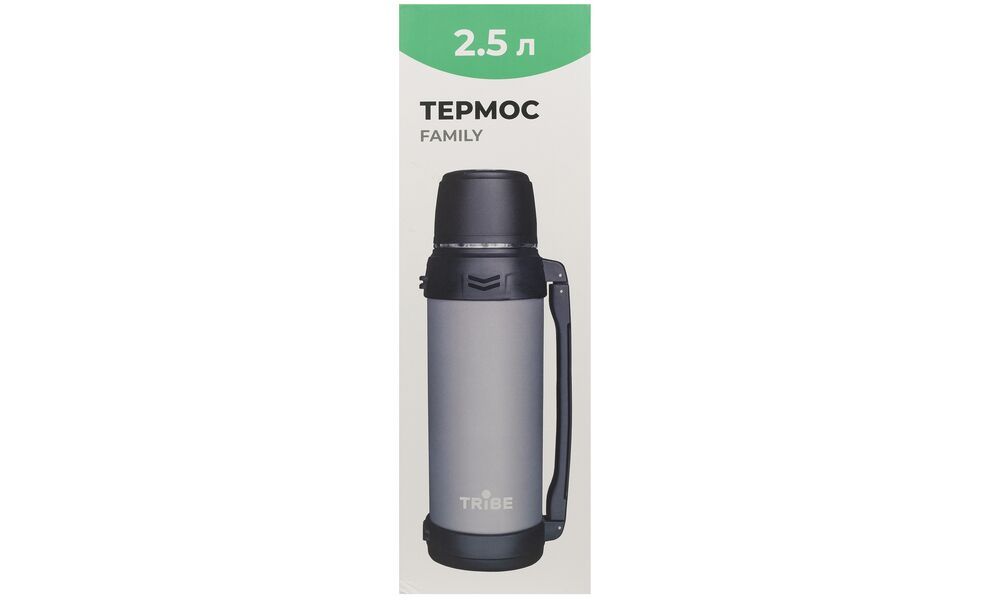 Термос для чаю/кави Tribe Family Line (Grey) на 2,5 л, Об'єм: 2500, Колір: Grey, зображення 12