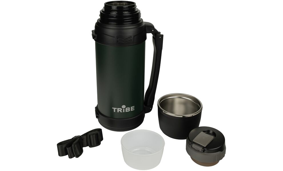 Термос для чаю/кави Tribe Family Line (Olive) на 2,5 л, Об'єм: 2500, Колір: Olive, зображення 3