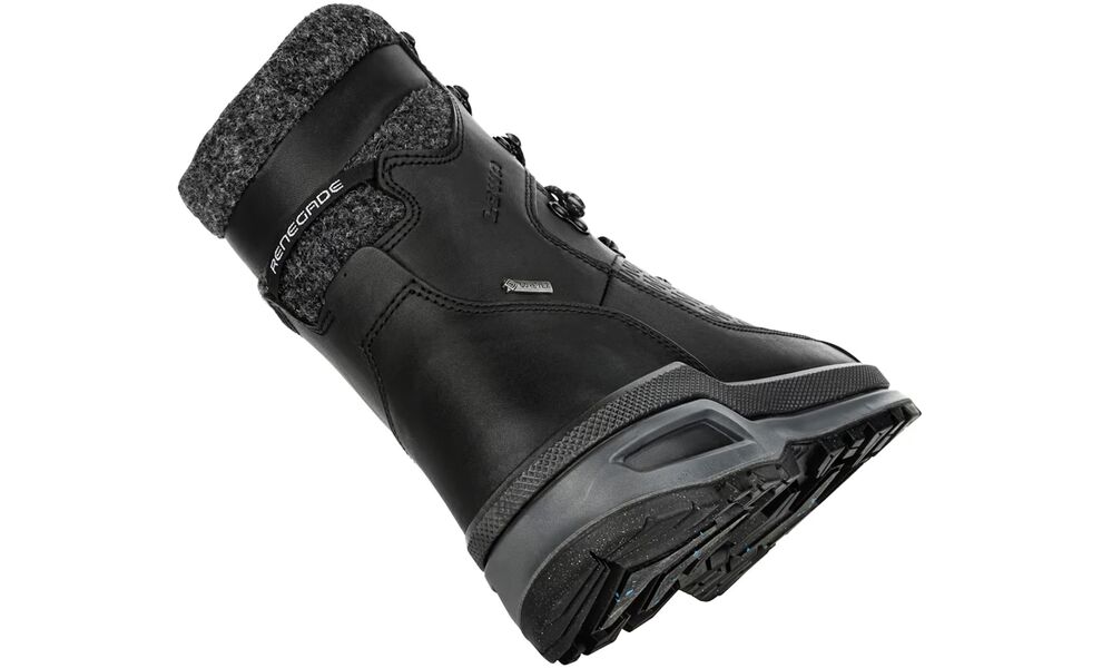 Трекінгові черевики чоловічі LOWA Renegade Evo Ice GTX - 411950 (0999/Black), Колір виробника: 0999/Black, Тип колодки: середня, Розмір виробника: EU 42,5, зображення 4
