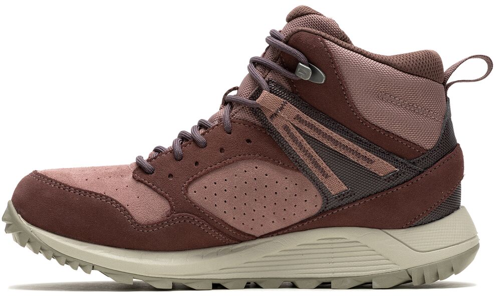 Трекінгові черевики жіночі Merrell Wildwood MID LTR WP (Marron/Burlwood), Колір виробника: Marron/Burlwood, Тип колодки: середня, Розмір виробника: US 7,5 (EU 38), зображення 3