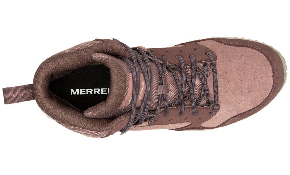 Трекінгові черевики жіночі Merrell Wildwood MID LTR WP (Marron/Burlwood), Колір виробника: Marron/Burlwood, Тип колодки: середня, Розмір виробника: US 7,5 (EU 38), зображення 5