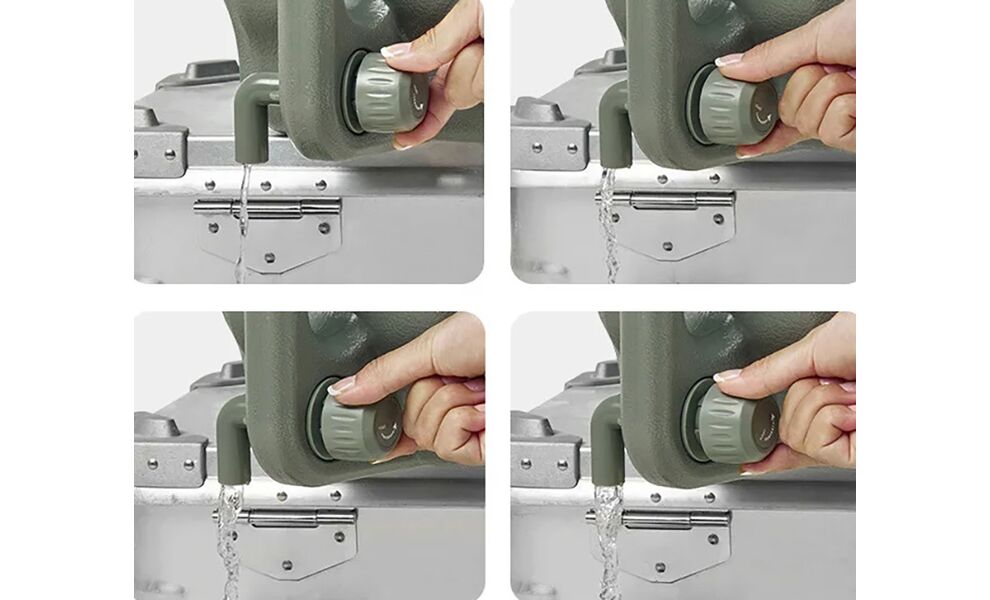 Пластикова каністра для води з краном Naturehike CNH22CJ018 (Green) на 20 л, Об'єм: 20, Колір виробника: Green, зображення 2