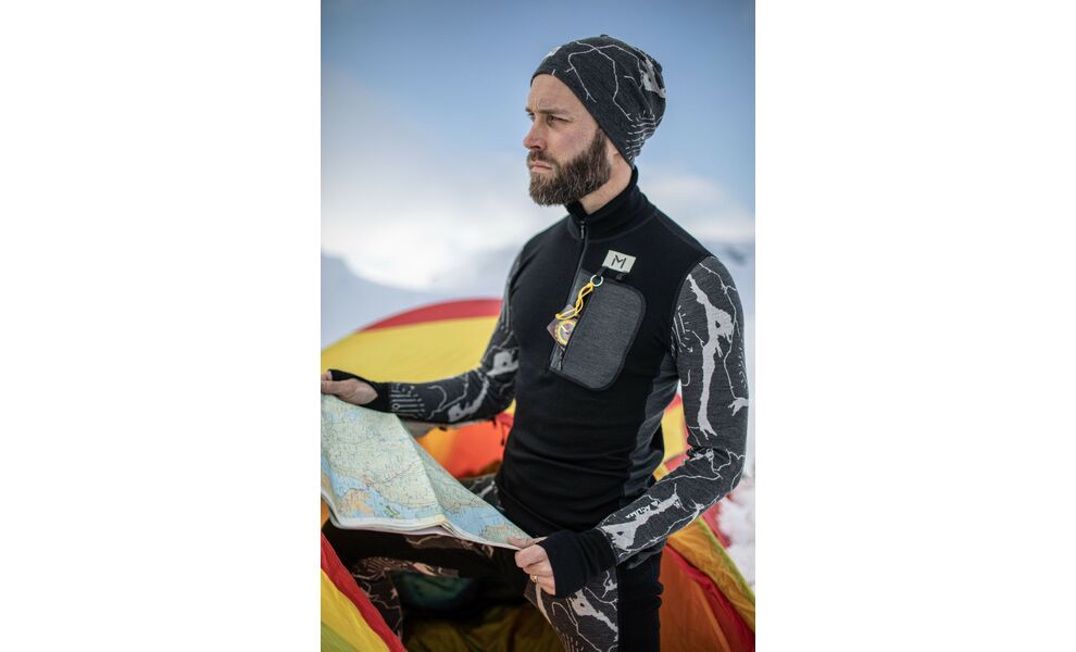 Шапка Aclima Lars Monsen Femunden (352/Dark), Колір: 352/Femunden Dark, Розмір: L, зображення 3