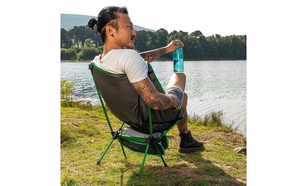 Розкладний стілець Highlander Ayr Chair, Колір виробника: Green/Grey, зображення 6