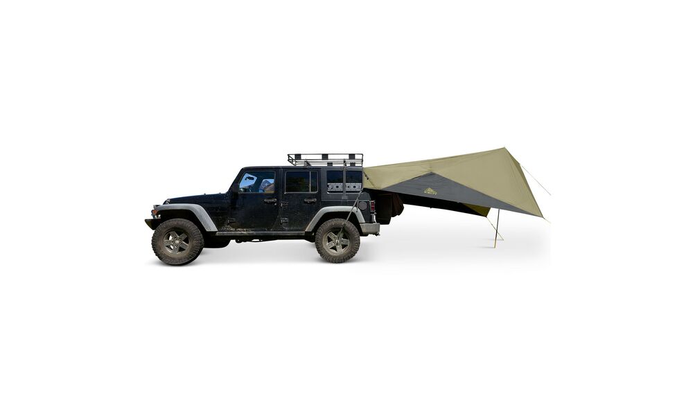 Кемпінговий тент зі стійкою Kelty Waypoint (Elm/Dark Shadow), 337х420 см, Розмір: 337x420, Колір виробника: Elm/Dark Shadow, зображення 2