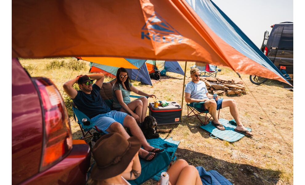 Кемпінговий тент зі стійкою Kelty Waypoint (Pond/Gingerbread), 337х420 см, Розмір: 337x420, Колір виробника: Pond/Gingerbread, зображення 6