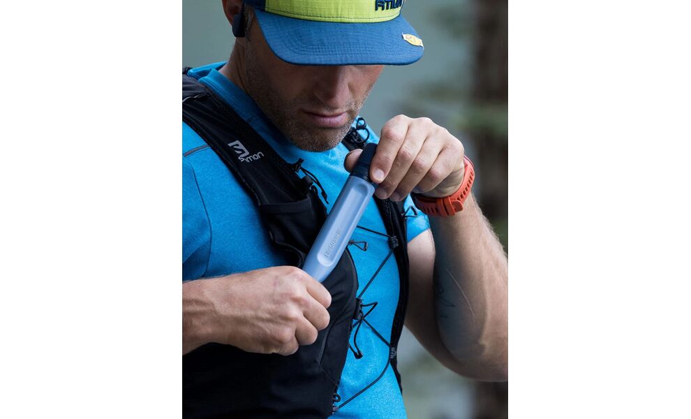 Фільтр-трубочка для пиття води LifeStraw Peak Personal (Dark Mountain Grey), Колір резервуару: Dark Mountain Grey, зображення 5
