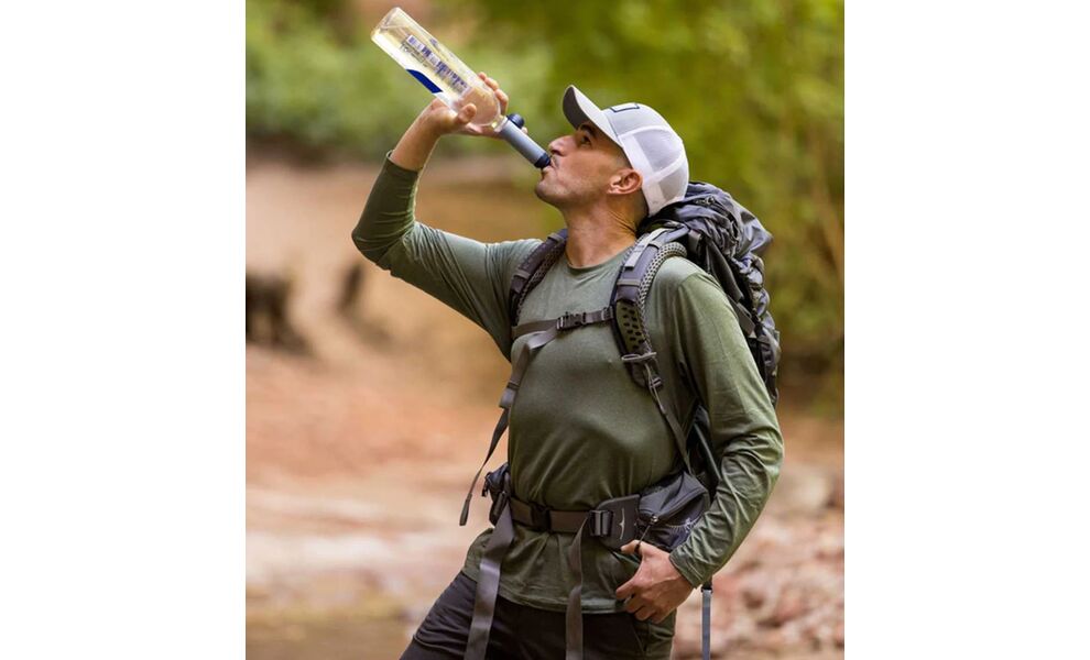 Фільтр-трубочка для пиття води LifeStraw Peak Solo (Limeade), Колір резервуару: Limeade, зображення 7