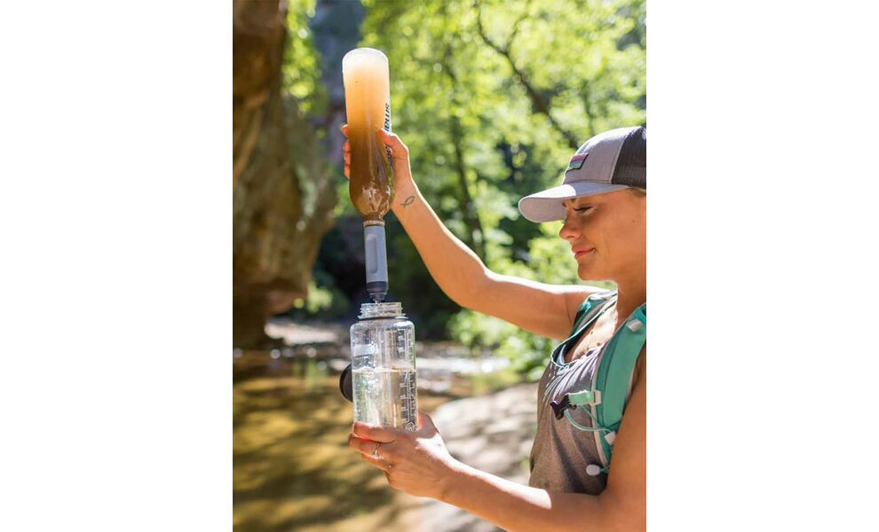 Фільтр-трубочка для пиття води LifeStraw Peak Solo (Limeade), Колір резервуару: Limeade, зображення 6