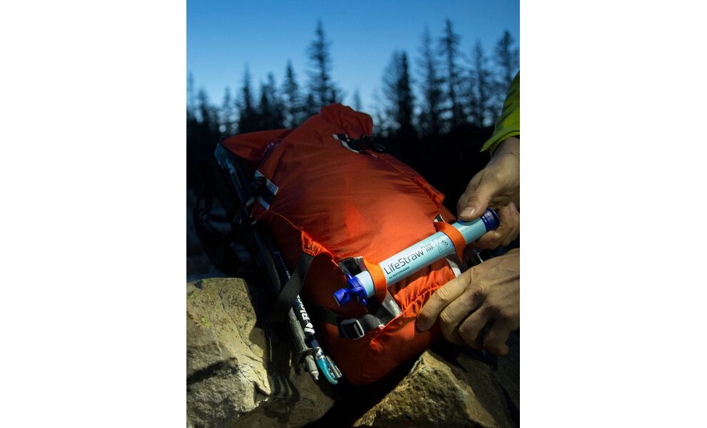 Фільтр-трубочка для пиття води LifeStraw Personal Water Filter (Blue), Колір резервуару: Blue, зображення 10