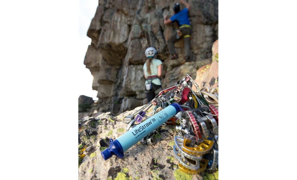 Фільтр-трубочка для пиття води LifeStraw Personal Water Filter (Blue), Колір резервуару: Blue, зображення 7