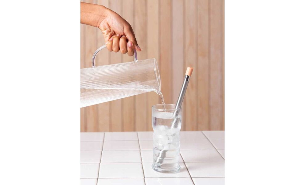 Фільтр-трубочка для пиття води LifeStraw SIP (Stormy Blue) з чохлом, Колір резервуару: Stormy Blue, зображення 3