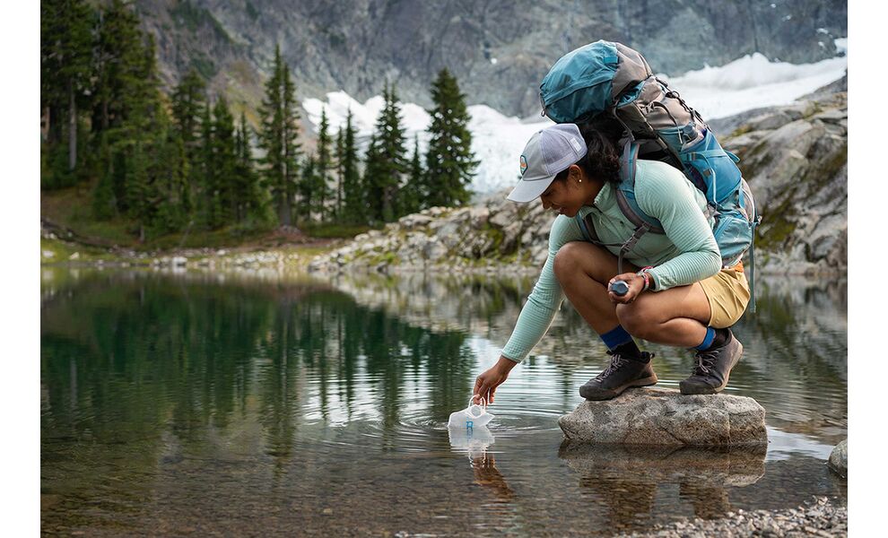 М'яка пляшка з фільтром для води Platypus Quickdraw Filter System на 1 л, Об'єм резервуару: 1000, зображення 8