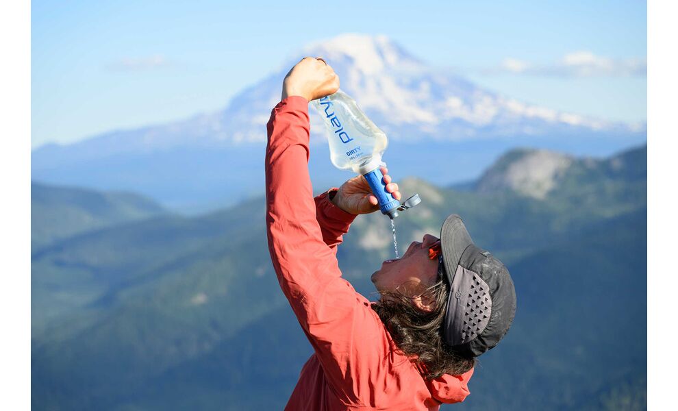 М'яка пляшка з фільтром для води Platypus Quickdraw Filter System на 1 л, Об'єм резервуару: 1000, зображення 9