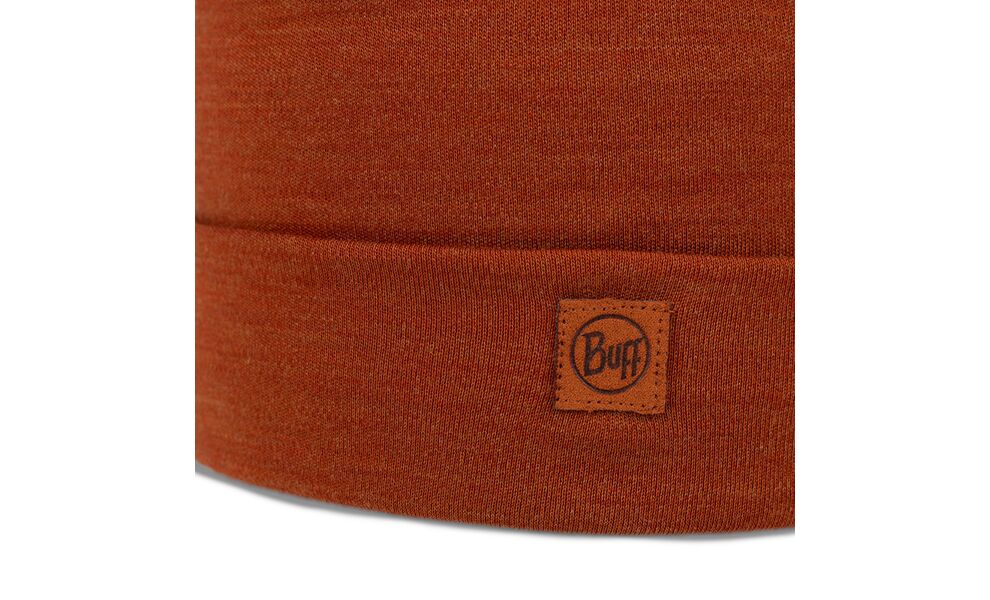 Шапка BUFF® Merino Heavyweight (Solid Cinnamon), Колір: Solid Cinnamon, зображення 2