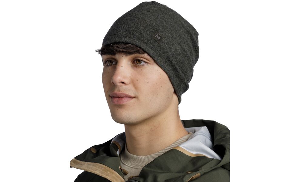 Шапка BUFF® Merino Fleece (Solid Cedar), Колір: Solid Cedar, зображення 4