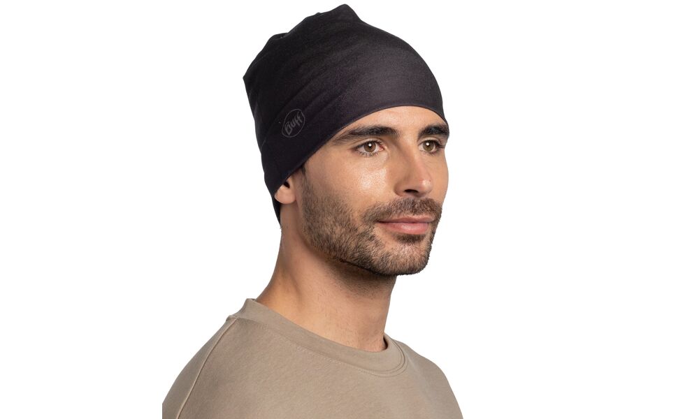 Шапка BUFF® EcoStretch Reversible (Black), Колір: Black, зображення 6