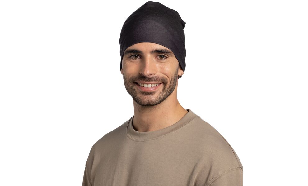 Шапка BUFF® EcoStretch Reversible (Black), Колір: Black, зображення 7