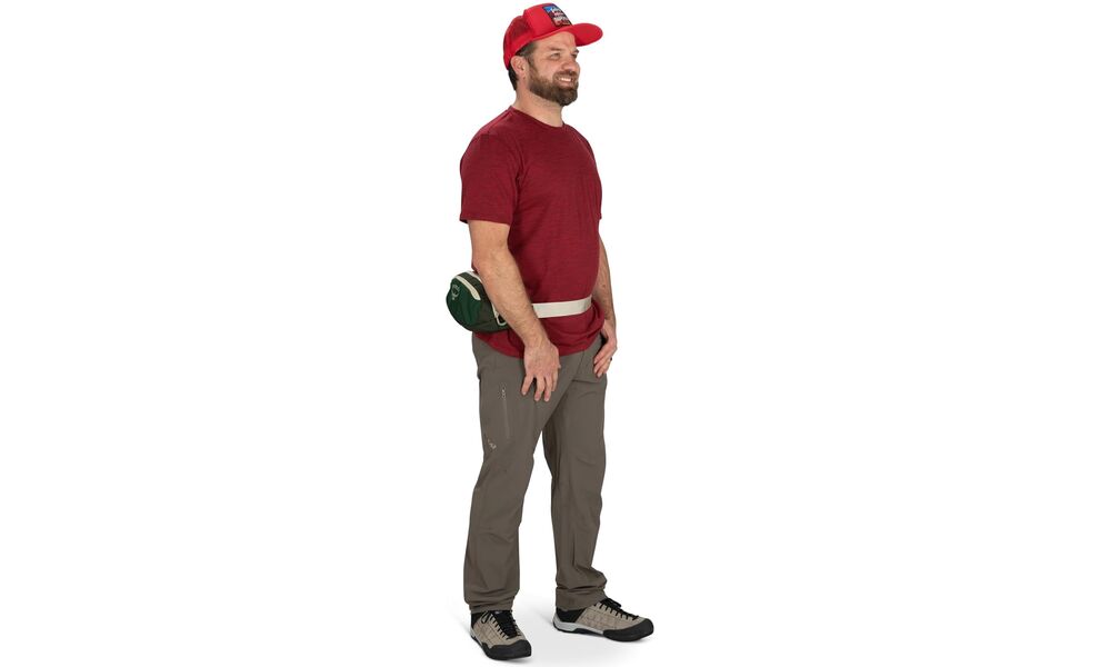 Сумка на пояс Osprey Daylite Waist (Green Belt/Green Canopy), 2 л, Об'єм: 2, Колір виробника: Green Belt/Green Canopy, зображення 4