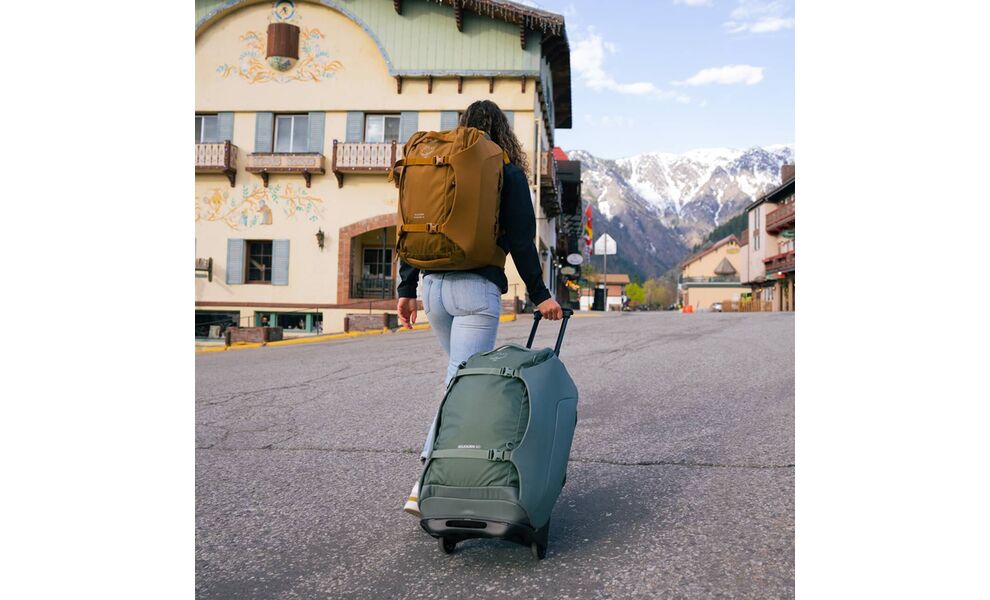 Дорожня сумка-баул на колесах Osprey Sojourn 60 (Koseret Green), 60 л, Об'єм: 60, Колір виробника: Koseret Green, зображення 8
