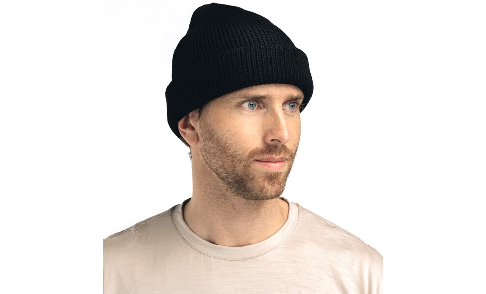 Балаклава-шапка Aclima Flat Knit (Jet Black), Колір виробника: Jet Black, зображення 4