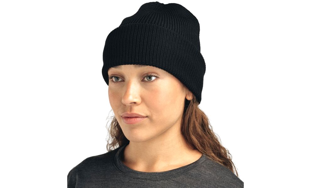 Балаклава-шапка Aclima Flat Knit (Jet Black), Колір виробника: Jet Black, зображення 7