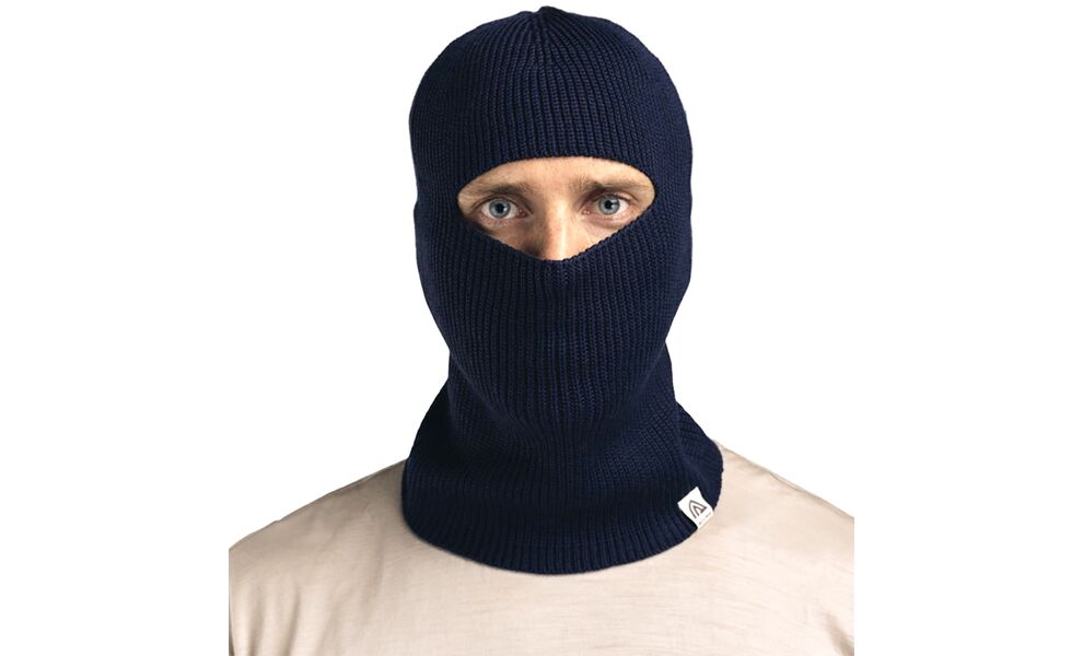 Балаклава-шапка Aclima Flat Knit (Navy Blazer), Колір виробника: Navy Blazer, зображення 4