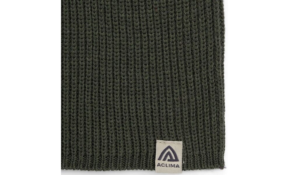 Балаклава-шапка Aclima Flat Knit (Olive Night), Колір виробника: Olive Night, зображення 2