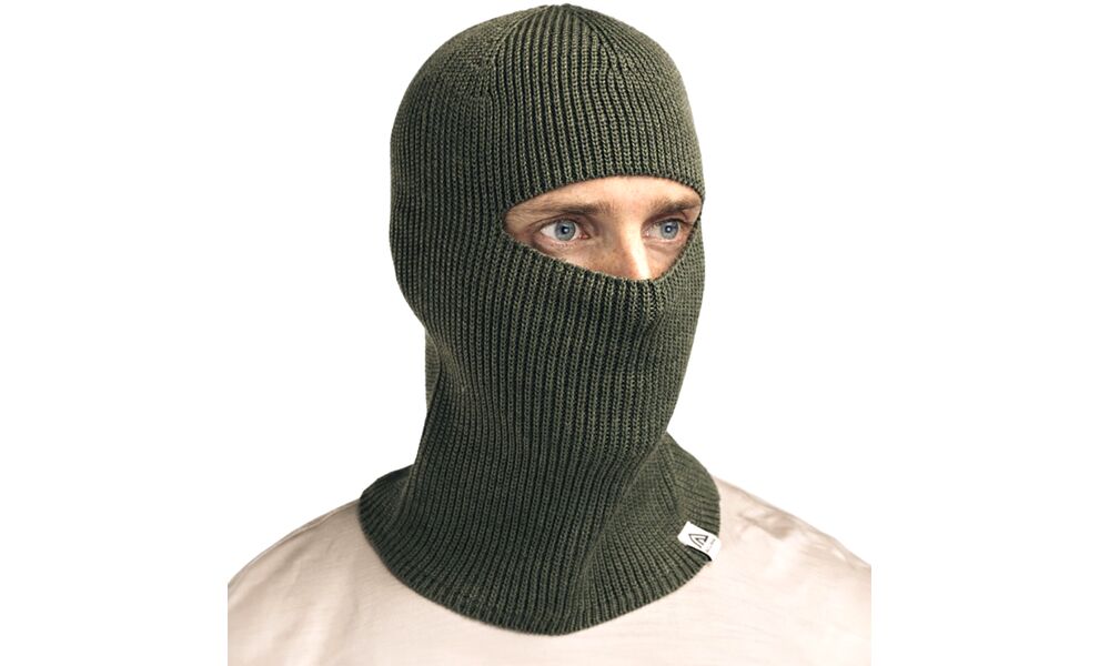 Балаклава-шапка Aclima Flat Knit (Olive Night), Колір виробника: Olive Night, зображення 5