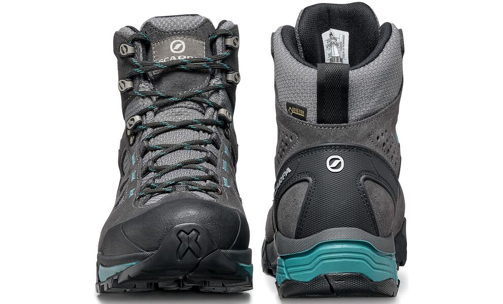 Трекінгові черевики чоловічі SCARPA ZG Lite GTX - 67080-200 - Wide (Dark Grey/Lagoon), Колір виробника: Dark Grey/Lagoon, Тип колодки: широка, Розмір виробника: EU 45,5, зображення 4