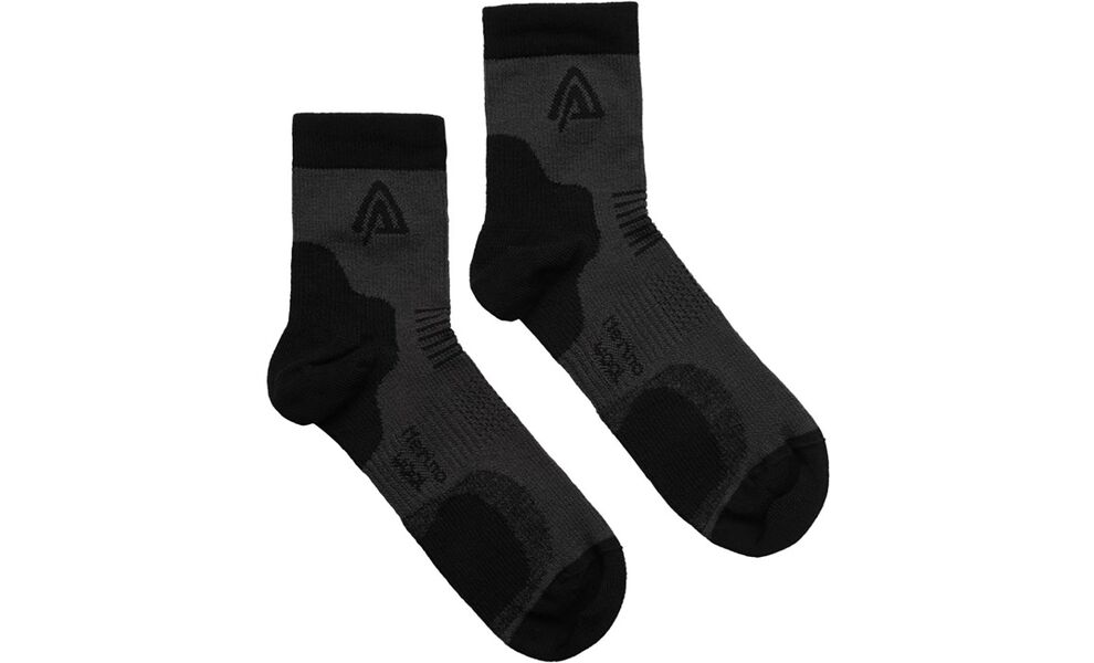 Бігові шкарпетки Aclima Running (163/Iron Gate-Jet Black), 2 пари, Колір: 163/Iron Gate-Jet Black, Розмір: 40-43, зображення 4