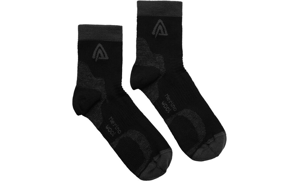 Бігові шкарпетки Aclima Running (163/Iron Gate-Jet Black), 2 пари, Колір: 163/Iron Gate-Jet Black, Розмір: 36-39, зображення 5