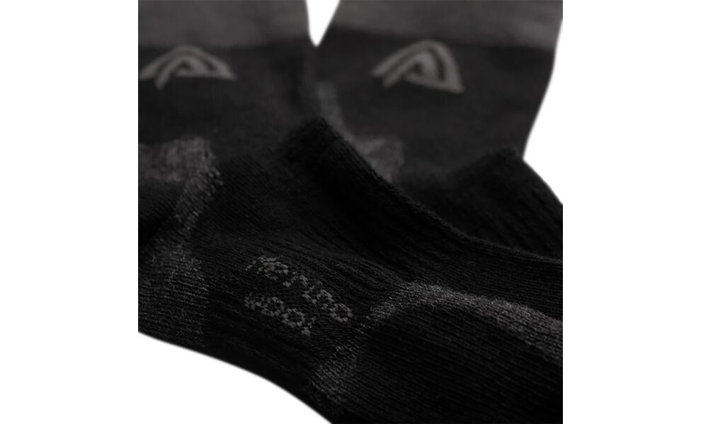 Бігові шкарпетки Aclima Running (163/Iron Gate-Jet Black), 2 пари, Колір: 163/Iron Gate-Jet Black, Розмір: 44-48, зображення 7