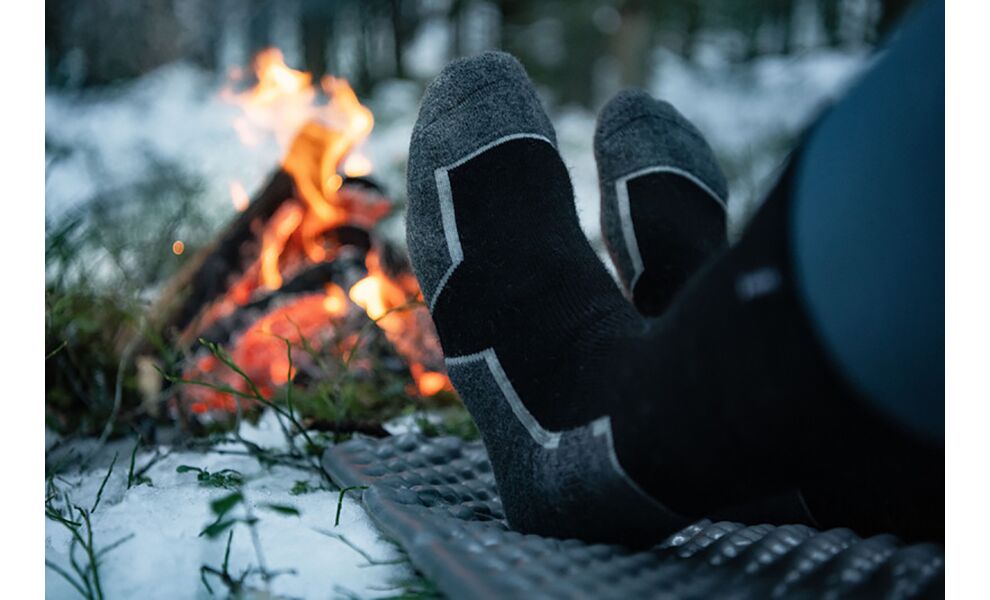 Трекінгові шкарпетки Aclima WarmWool (123/Jet Black), Колір: 123/Jet Black, Розмір: 44-48, зображення 4